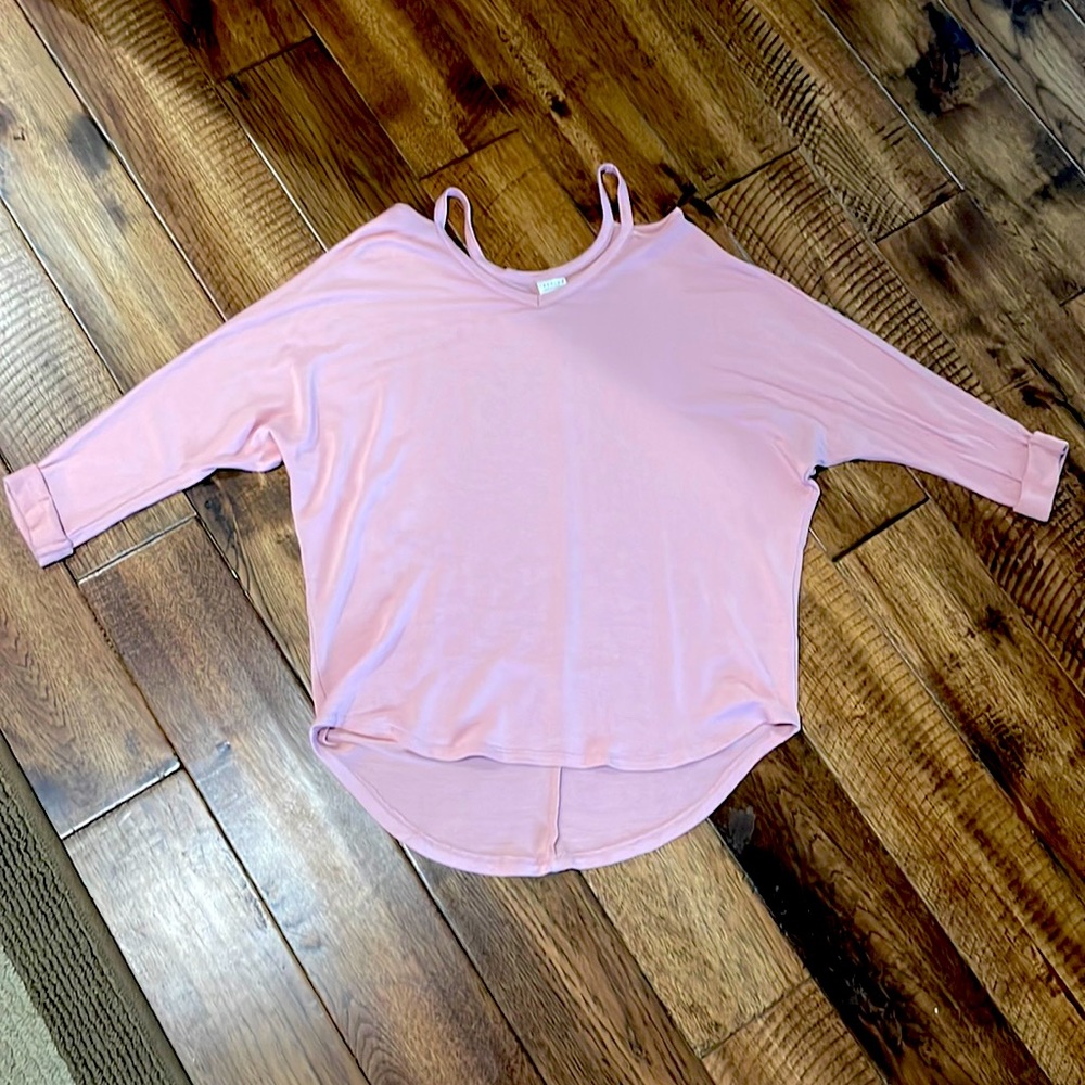 Blush pink 3/4 length tunic